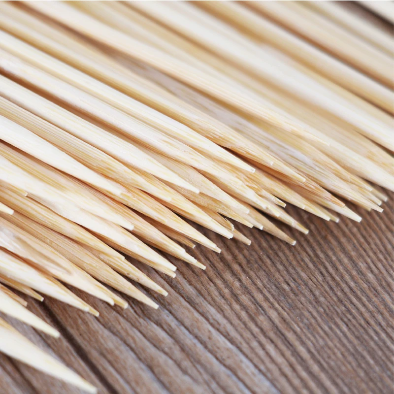 100-200pcs 25cm x 3mm Natural Wooden Bamboo BBQ Skewers Disposable Meat Food Skewers Candy stick Barbecue Shish Kabob Needle Set