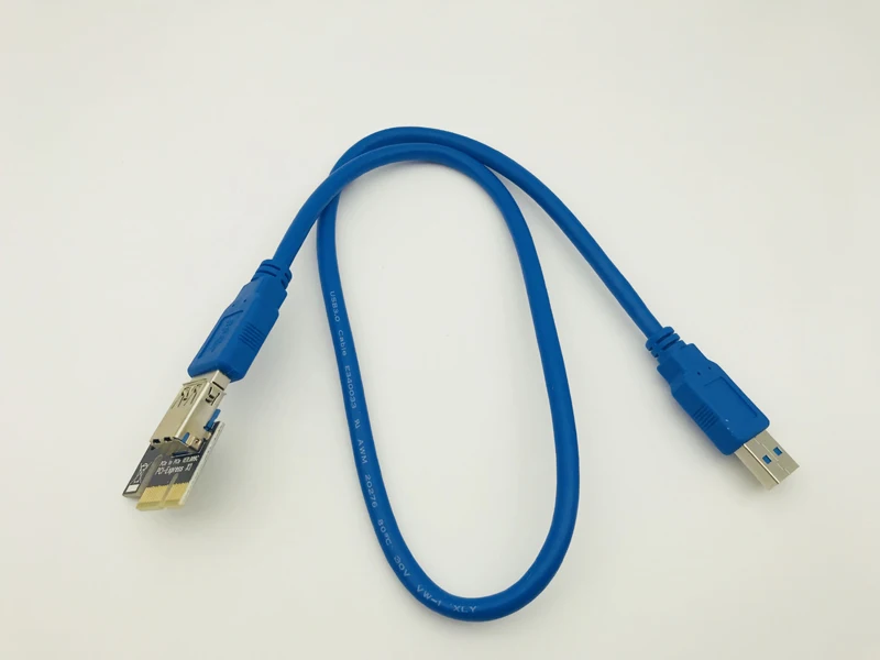 USB 3 0 4pin 6pin SATA Power PCI Express 16X Slot Riser Card E 1x to 16x PCIE для майнинга биткоина BTC|Платы