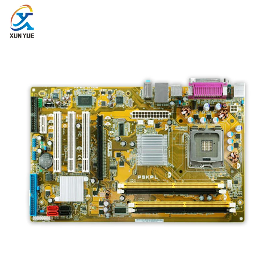 P5KPL Original Used Desktop Motherboard Intel G31 Socket LGA 775 DDR2 SATA2 ATX intel g31 micro atx lga 775 ddr2 computer motherboard blue silver