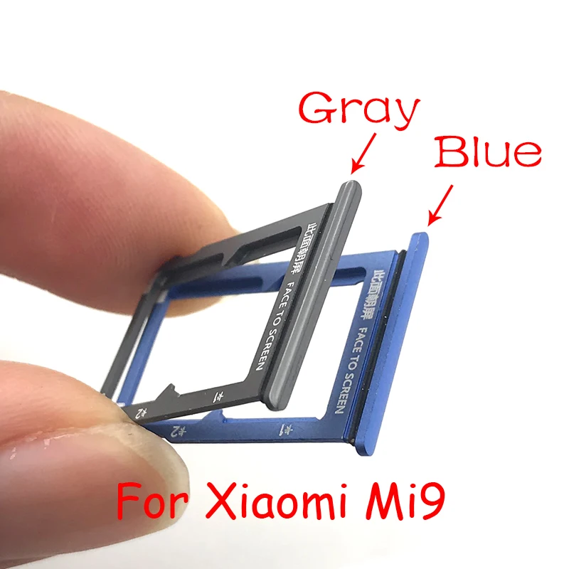 Micro Nano SIM держатель карты лоток Слот адаптер гнездо для Xiaomi Mi 9 Mi9 Se | Мобильные
