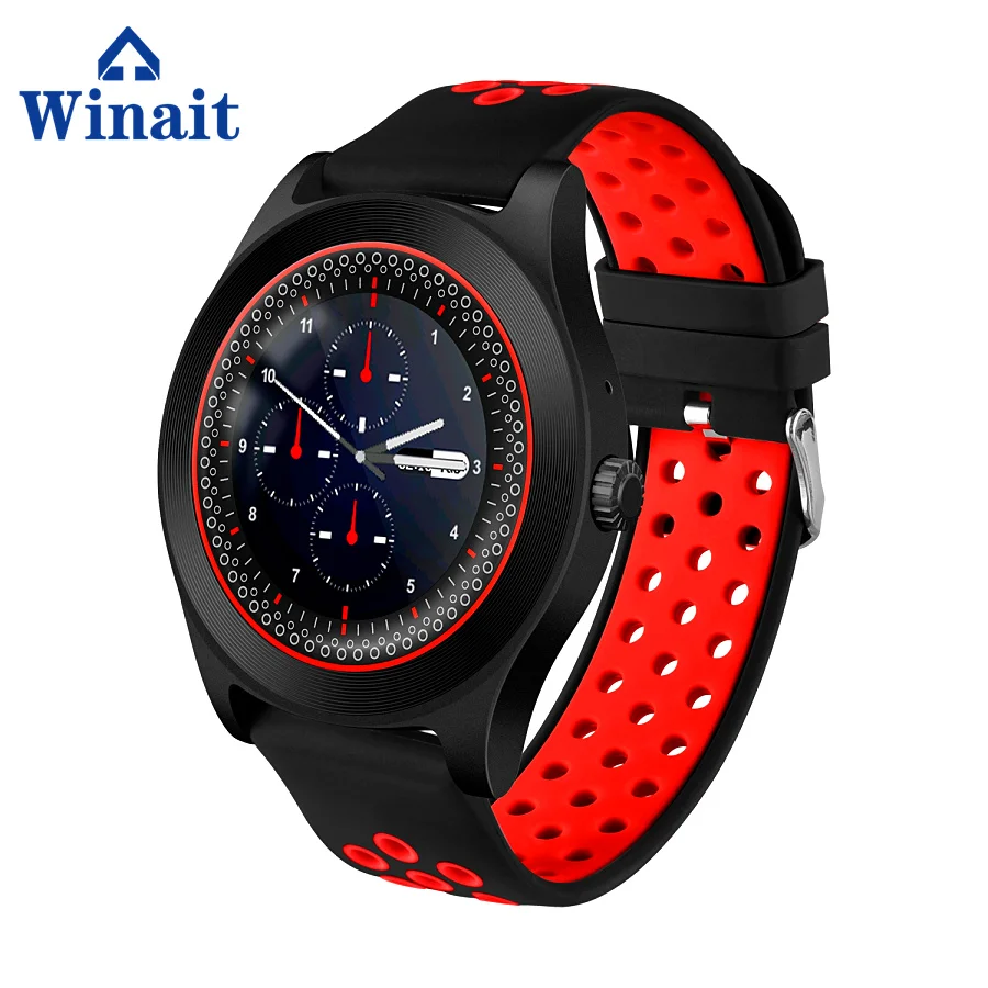 Winait Цифровой Смарт часы телефон с сенсорным дисплеем поддержка sim карты