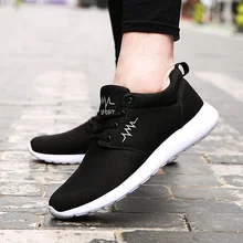 2016 men&women running shoes roshren mesh breathable light sneakers woman sport shoes comfortable athletic shoes 35-44