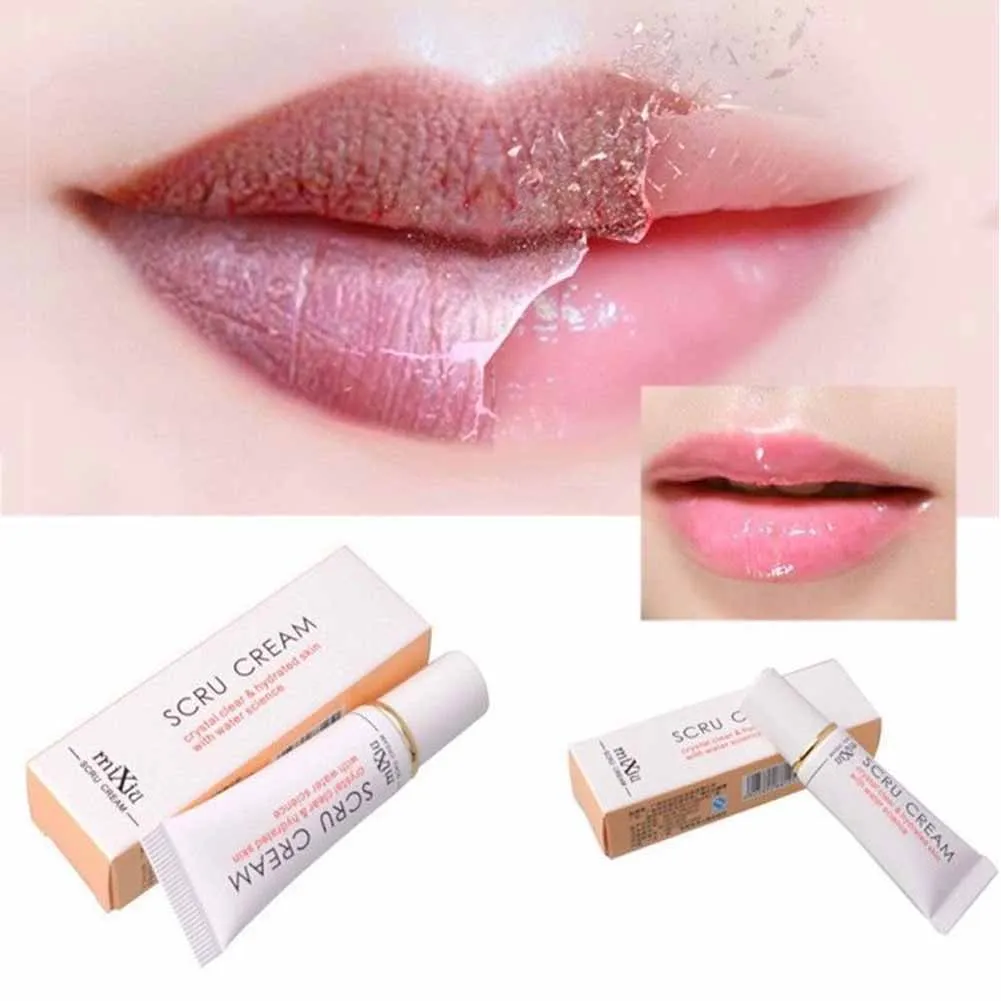 

Anti Aging Transparent Exfoliating Lip Scrub Repair Dry Lip Hydrating Labial Enhancer Anti Wrinkle Skin Care Lip Products #508