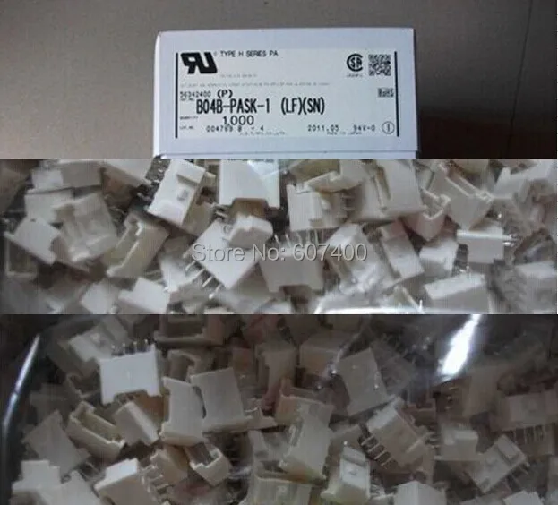 B04B PASK 1 CONN HEADER PA 4POS TOP W/BOSS JST Connectors Terminals housings100 new and