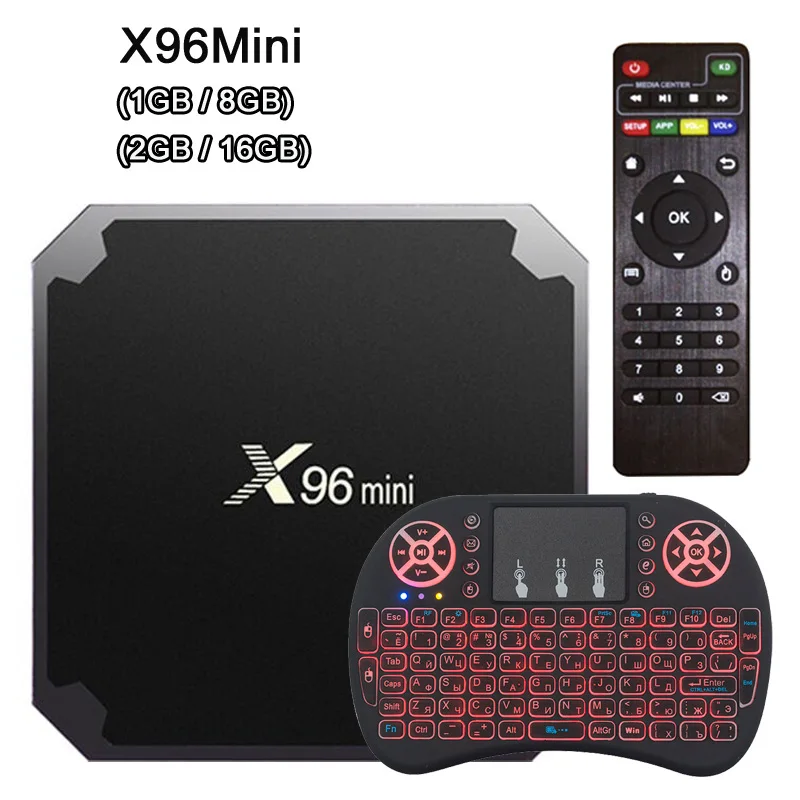 

X96 Mini Android Tv Box Android 7.1 Amlogic S905W 2GB 16GB Quad Core Smart Tv 2.4GHz WiFi 4K Media Player 1GB 8GB X96mini