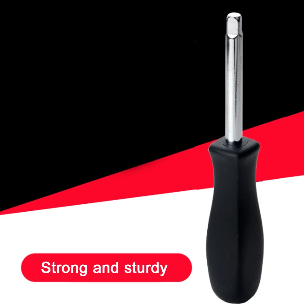 

1/4 Dual-purpose Socket Wrench with 6.3mm Bottom Hole Connection Handle Socket Wrench Tool Support Wholesale