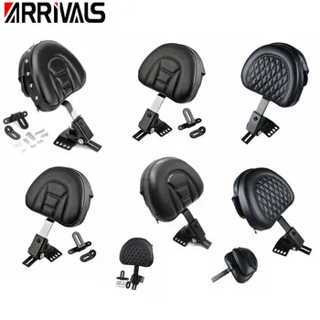 

Motorcycle Adjustable New Plug In Driver Rider Seat Backrest Kit For Harley Touring Electra Road Street Glide Road King 97-15