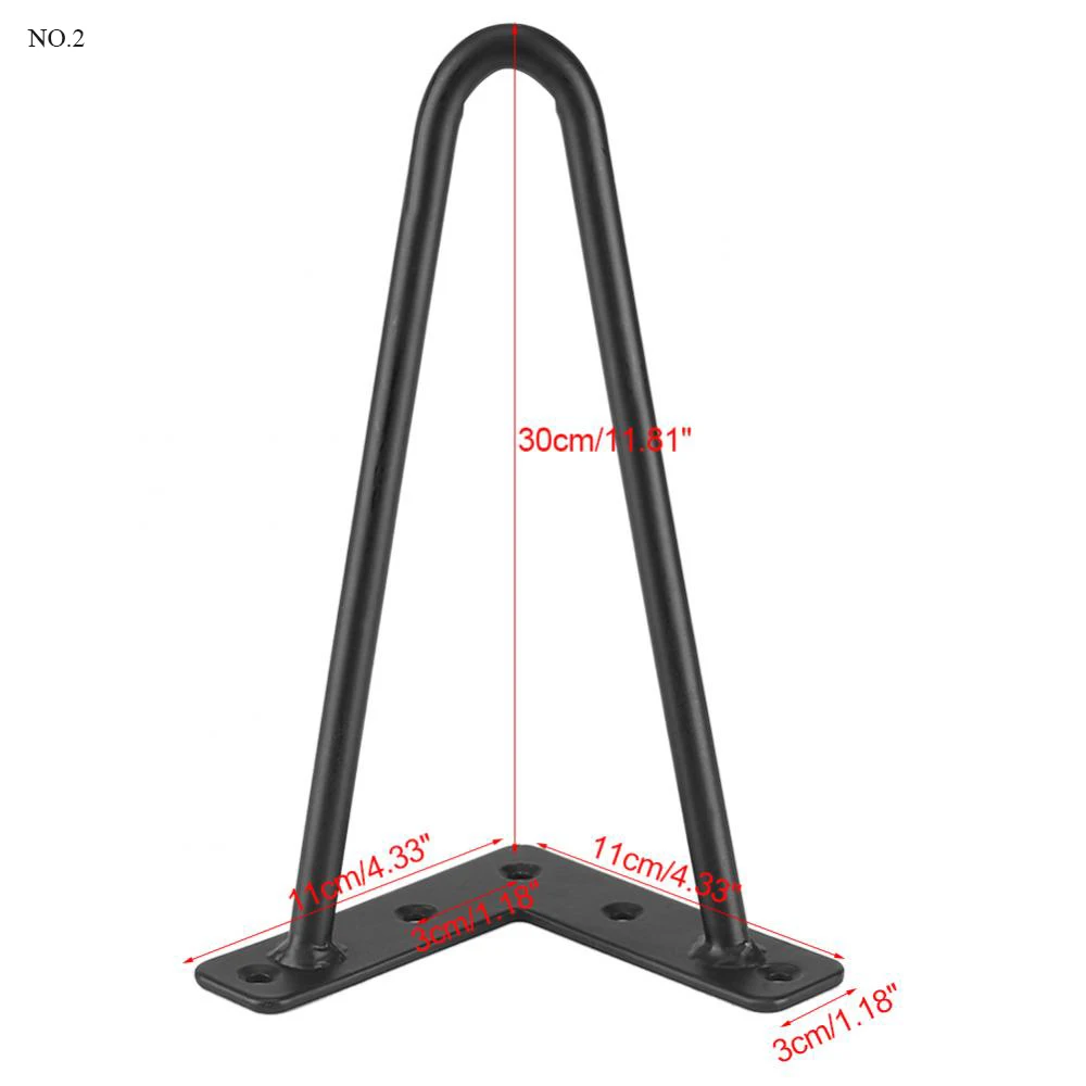 4 шт. железные ножки стола домашние аксессуары для DIY ручной работы мебель 8 дюймов 12 дюймов 16 дюймов 28 дюймов и т. д. 4 типа на выбор - Цвет: No.2