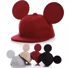 Stéréo Oreilles De Laine Oreille de Souris Enfants Cap Souris Oreilles Mignon Chapeau pour Filles Garçons