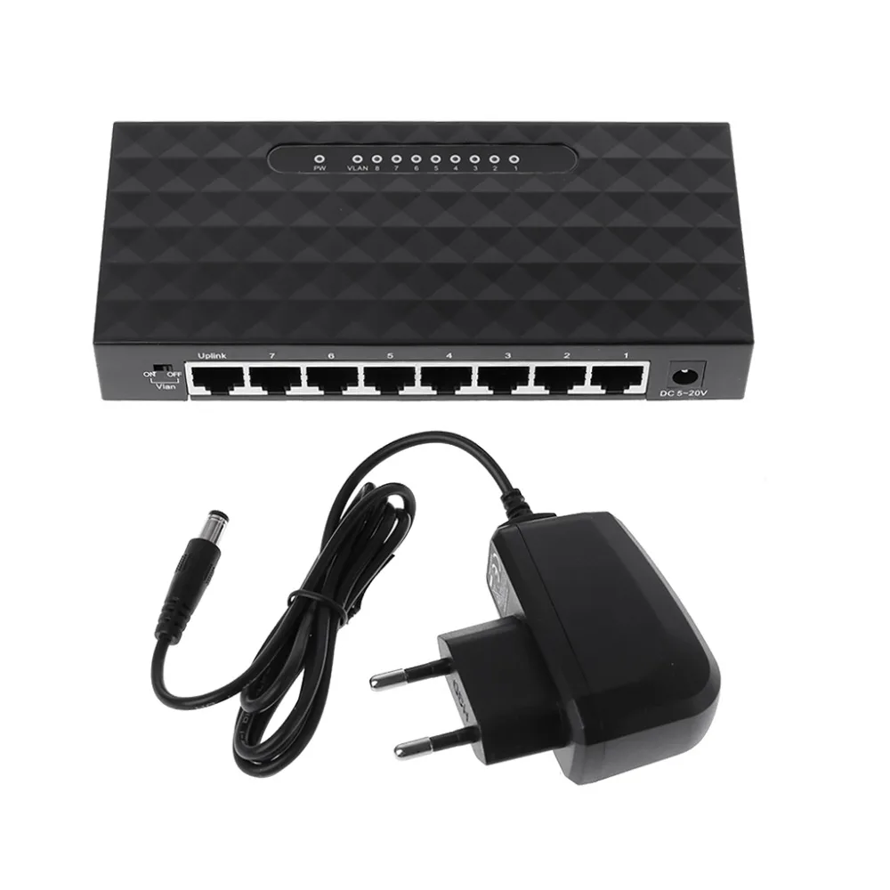 8 Port Data Switches Gigabit Switch 11000M Switch Base Gigabit