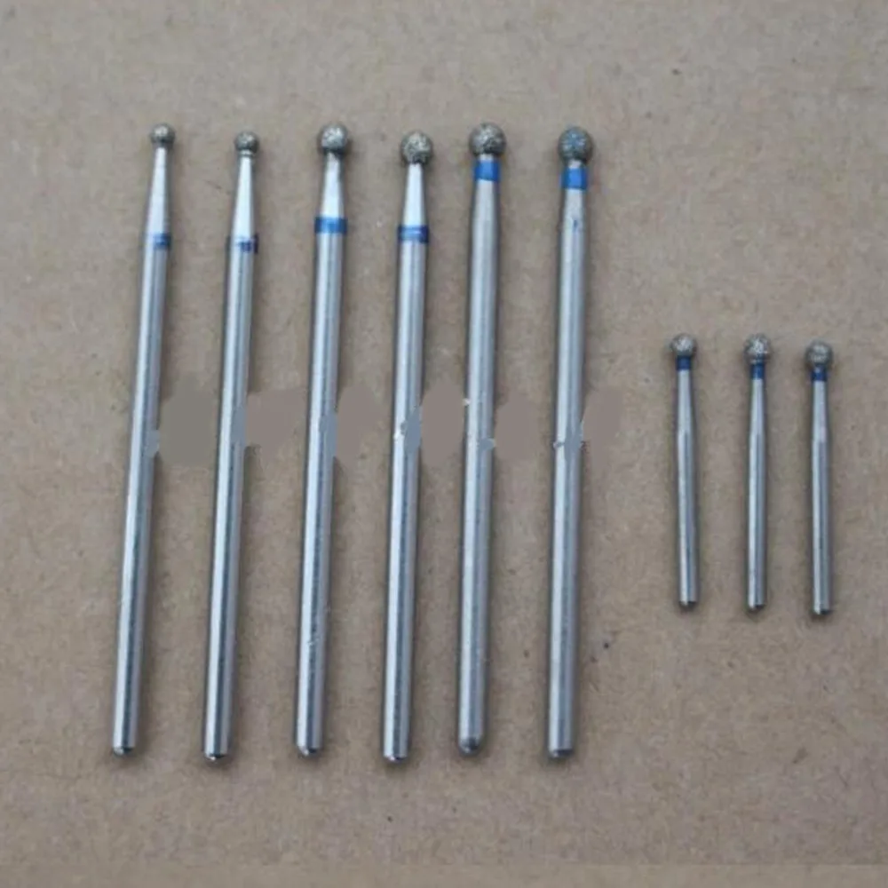 5PCS Diamond Grinding Needle Jade Carving Rotary Burrs Stone Carving