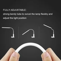 Portable USB LED Desk Lamp 5V 24 Led Touch Sensor Stepless Dimmable Clip Table Light Eye