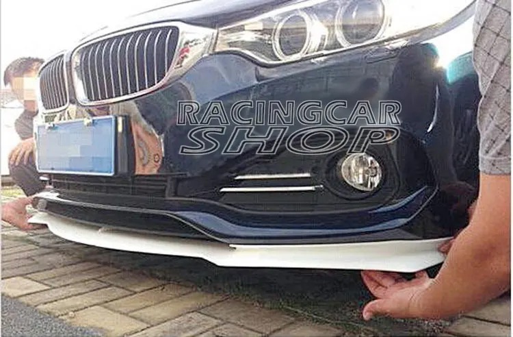 Real Carbon Fiber Front Lip Spoiler For Bmw F32 Normal Bumper 2014UP 428i 435i