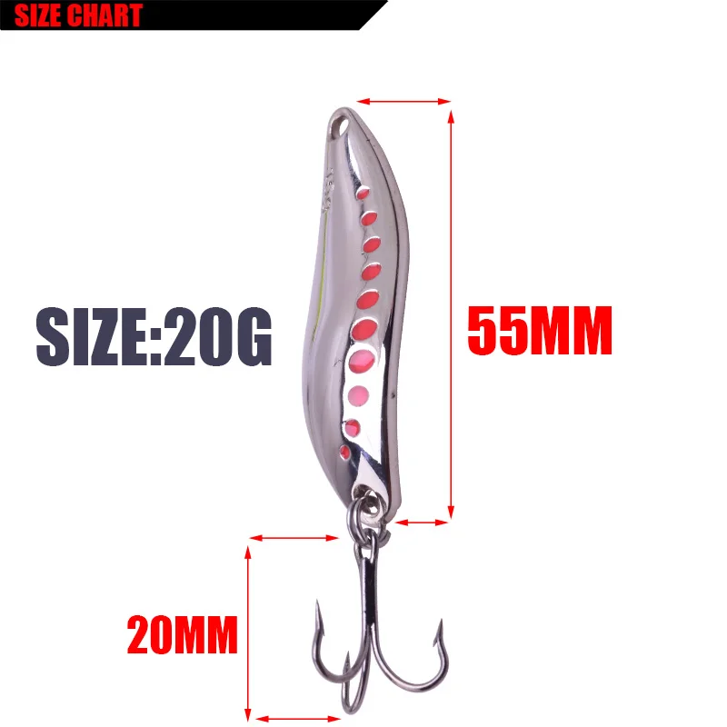 1 шт. металлическая рыболовная приманка 10 г 15 20 г|metal fishing lure|lure spinnerspoon lure |