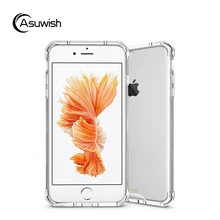 

Hybrid TPU Bumper Frame Air Cushion Protective Case Clear Crystal Back Cover Shockproof Shell For Apple iPhone 7 Plus 5.5 inch