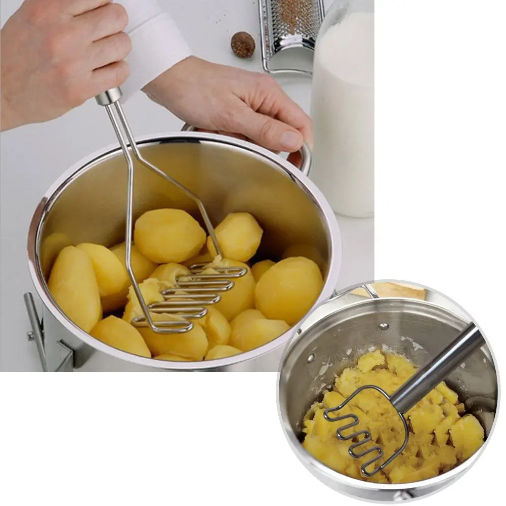 Stainless steel potato ricer Kitchen Gadgets potato press potato masher