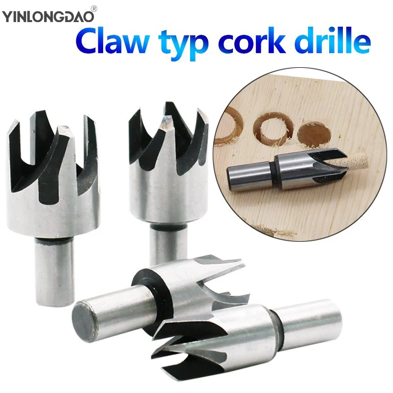 Buy 4pcs Plug Dowel Maker Cutter Steel Claw Type Drill
