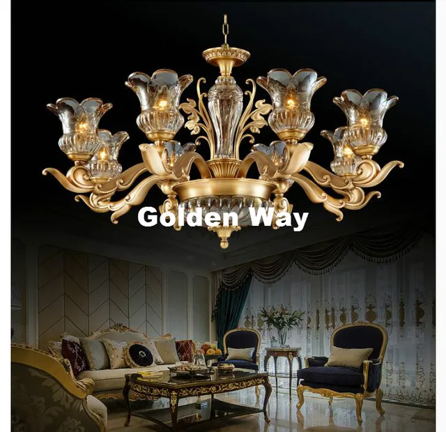 Us 304 43 10 Off Modern European Style Bronze Chandelier Light Antique Br Led Lighting Decoration Lamp Study Bedroom In Us 304 43 10 Off Modern European Style Bronze Chandelier Light Antique Br Led Lighting Decoration Lamp Study Bedroom In