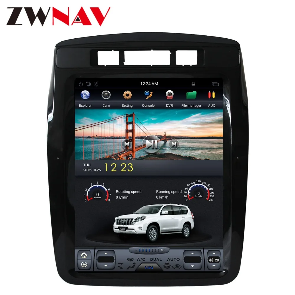 

ZWNVA Tesla style Screen Newest Android 7.1 Car DVD Player GPS Navigation Radio Screen For VW Volkswagen Touareg 2010 2011 2012+