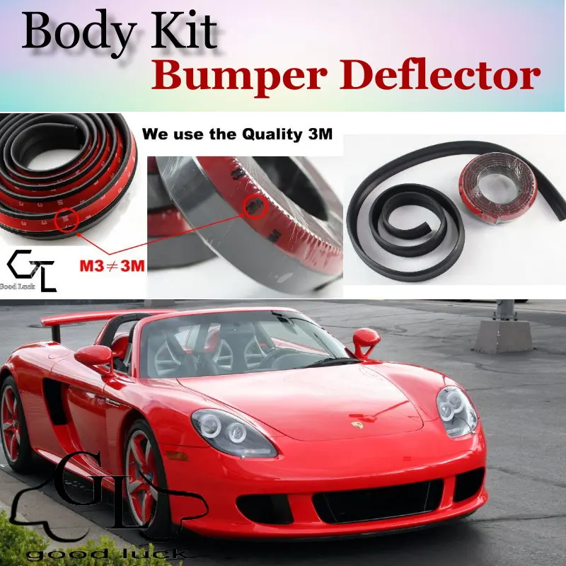 Per Porsche 911 Turbo/Carrera Gt Gt1 Gt2 Gt3 Paraurti Labbro Labbra/Top Gear Negozio Spoiler Per Tuning Auto/Topgear Body Kit + Striscia