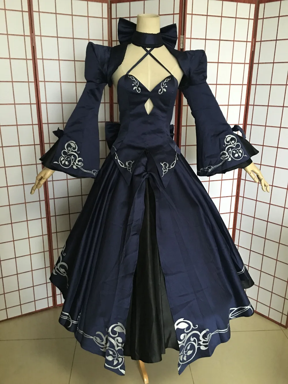 

CUSCOSPLAY Alter Saber Cosplay Fate Stay Night Costume Arturia Black Dress Full Set Fate Stay Night Women Costume Women