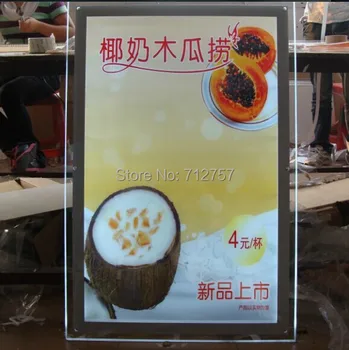 

Led illuminated Crystal Advertising LED Backlit Panel Light Box