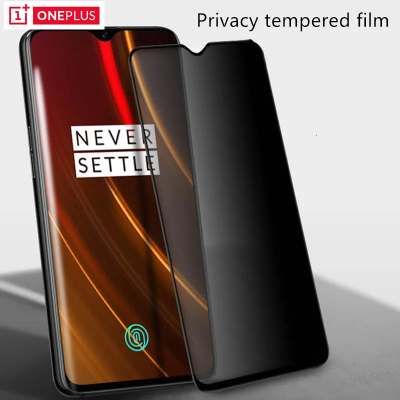 

Original Oneplus Anti Spy Glass protective film Privacy Tempered Glass Screen Film For onplus 6T 1+6 5T 5 0.3mm 9H