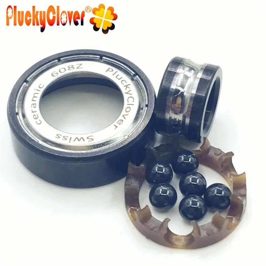 

1pc Superspeed Swiss Si3n4 Ceramic Ball Bearing 608Z 8mm Fidget Spinner Roller Bearing Skateboard Freestyle Wheel Bearings 608z