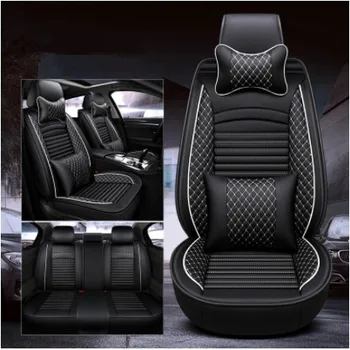

High quality! Full set car seat covers for Hyundai Santa Fe 5 seats 2018-2013 breathable seat covers for SantaFe 2016