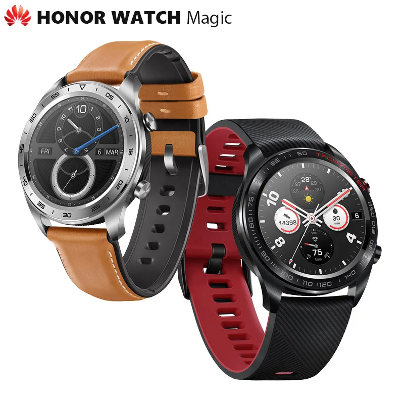 

Original Huawei Honor Watch Magic Outdoor Smart Watch Sleek Slim Long Battery Life GPS Scientific Coach Amoled Color 1.2" 390^2