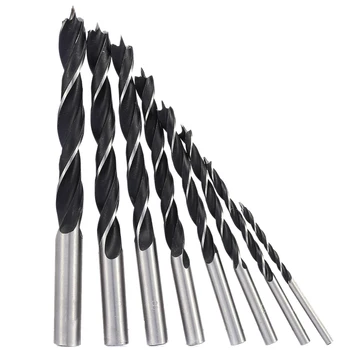 

8pcs/set 3-10mm Brad Point Wood Drill Bit High-carbon Steel Wood Drill Bit Set Three Point Woodworking Drill 345 6 7 8 9 10mmH52