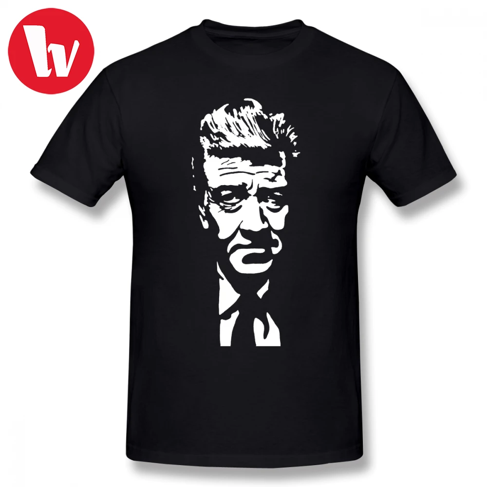 Twin Peaks T Shirt David Lynch T-Shirt Men Print Basic Tee Male Cotton Shirts Short Sleeve Graphic Plus Size T-Shirts |