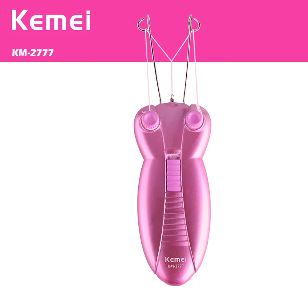 

Kemei 2777 Lady Electric Body Facial Hair Remover Cotton Thread Epilator Skin Care Epilator Women Shaver Female Shaving Machine