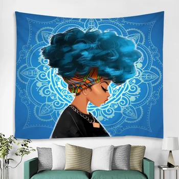 

Girl Tapestry Ins 3D Printed Living Room Hang Cloth Beach Towel Tapestry Wall Tapestry Wall Hanging Tapiz Pared Wall Hanging