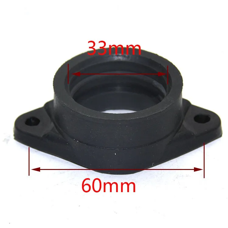 ZSDTRP 2 шт. мотоцикла карбюратор впускной коллектор адаптер мотоцикла карбюратор Интерфейс клей для 28/30 мм 32/34 мм карбюратор