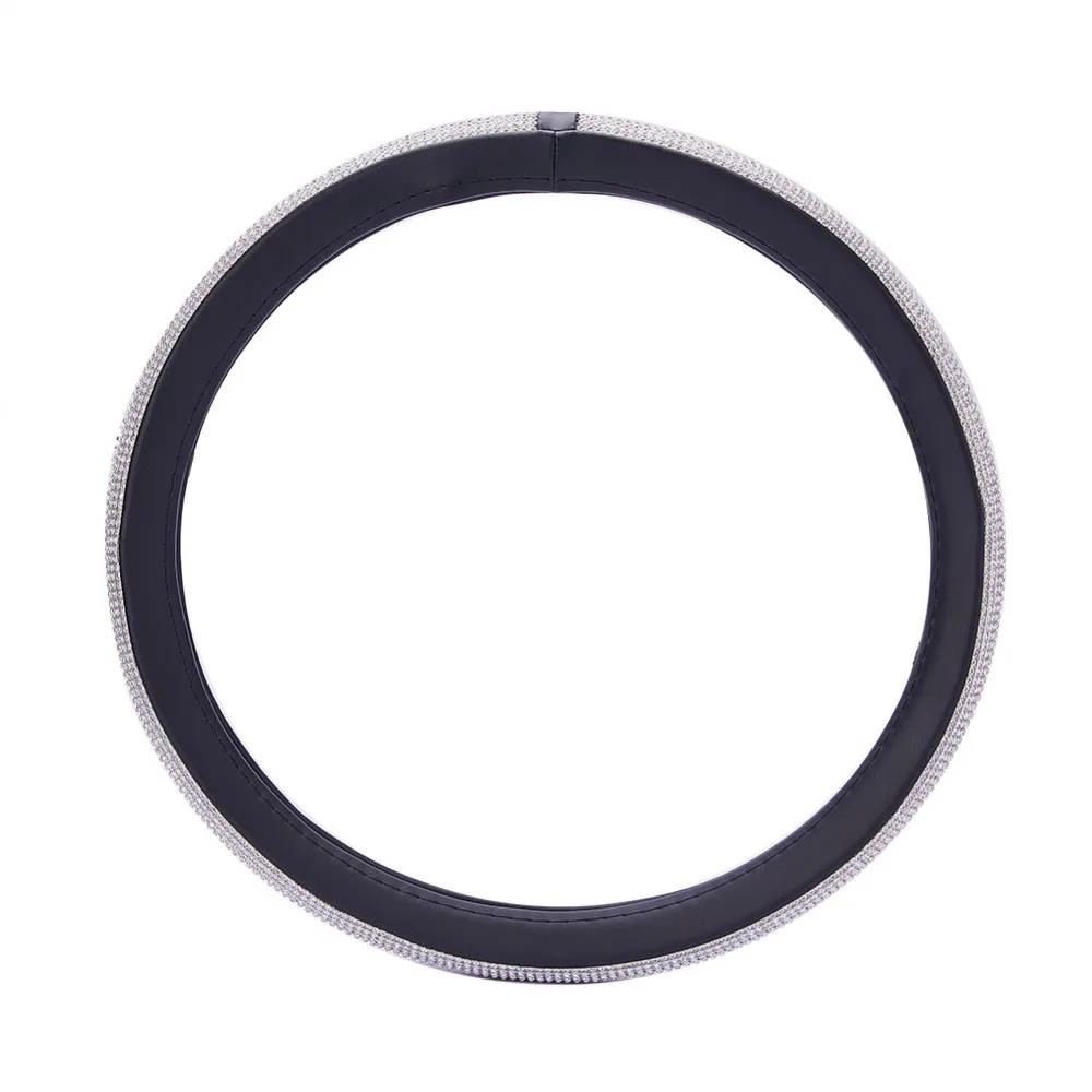 Steering Wheel Cover PU Leather Automobile Interior Accessories Car