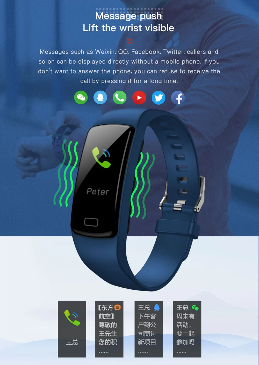 130432-2-5- Smart Watch Men Blood Pressure Waterproof Smartwatch Women Heart Rate Monitor Fitness Tracker Watch Smart Sport For Android IOS