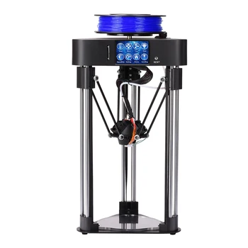 BIQU Magician 3D Printer High Precision 32 Bit Mini Kossel Delta Printer MK8 Extruder Fully Assembly TFT28 Touch Screen Titan delta rostock mini kossel aluminum magnetic effector carriage kit silver color anodized for diy kossel 3d printer