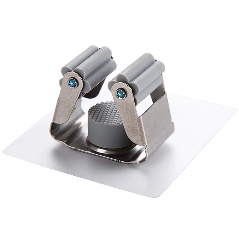 عالية الجودة حامل مكنسة المطبخ جدار الحمام حامل ممسحة جدار شنت فرشاة مكنسة شماعات تخزين الرف منظم مطبخ