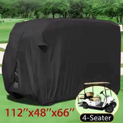 Водонепроницаемый 4-местный Автомобильная тележка для гольфа крышка для защиты от пыли нейлоновый шланг-резец для игры в гольф аксессуары