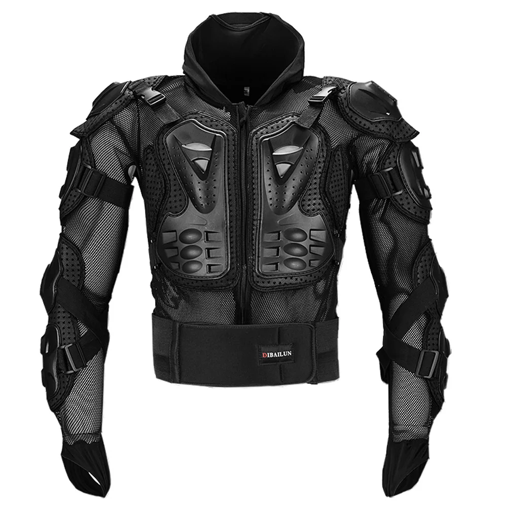 Motorcycle MX Armor Neck Guard Motocross Riding Jacket Guard Motorbike Armor Off-Road Moto Body Guard Protector - Цвет: Черный