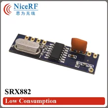 5 шт./лот ASK модуляция 433 МГц беспроводной приемник SRX882(не включая антенну