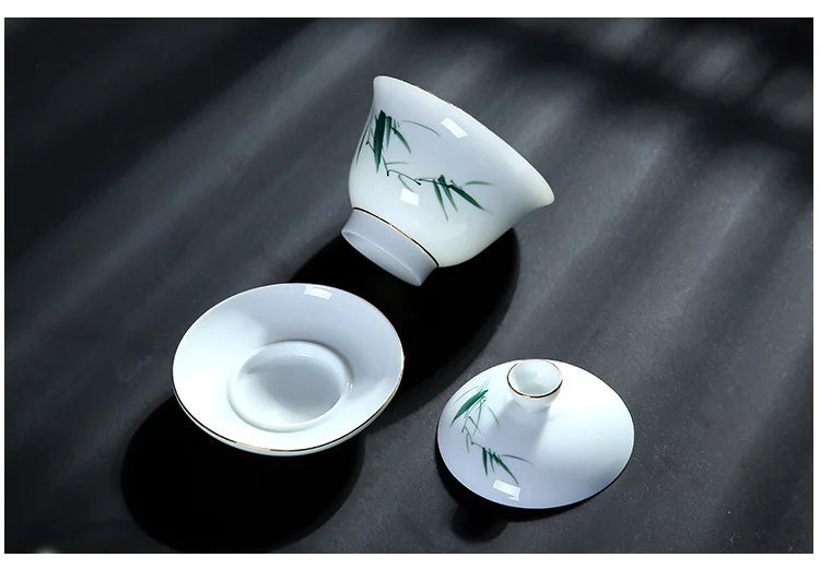 TANGPIN керамический чайник gaiwan расписанная вручную чайная чашка из фарфора китайские чайные наборы кунг-фу