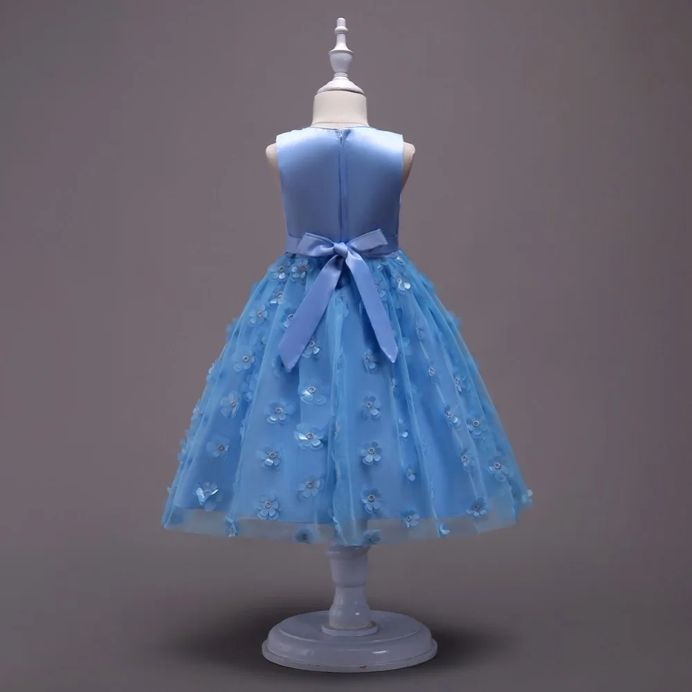 Yeedison Flower Girls Dress Sleeveless Children Wedding Party Dresses For Girls Prom Gowns Costumes 2018 New Kids Princess Dress (12)