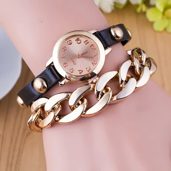

montre femme 2019 Luxury Brand Watch Women Elegant Golden chain Wrist Watches For Women Quartz Watch Ladies Clock bayan saat