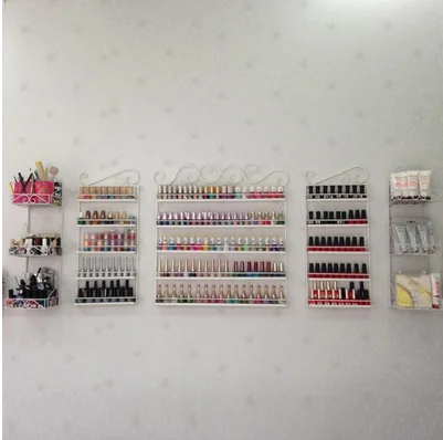 

5pcs/set Cosmetic display rack hanging nail polish shelf -69