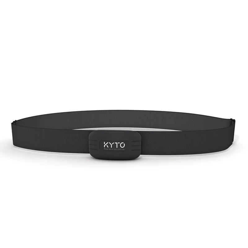 Black KYTO монитор сердечного ритма нагрудный ремень Bluetooth 4,0 ANT фитнес-датчик совместимый ремень Wahoo Polar Garmin подключенный наружный ремешок - Цвет: Black