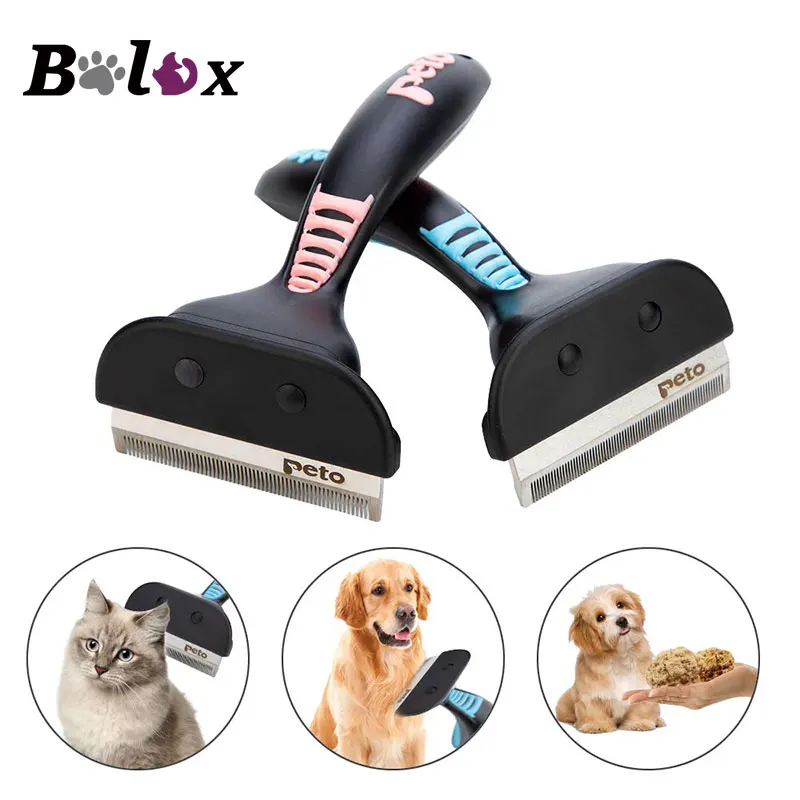 Pet Dog Deshedding Hair Removal Brush Comb Furmins for Pet cat Grooming Tools Hair Shedding Trimmer Comb dog Hair cleaner