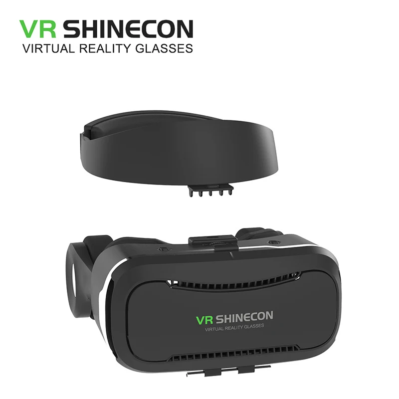 VR shinecon 4 0 и коробка 2 Очки виртуальной реальности 3D шлем картона очки с гарнитурой