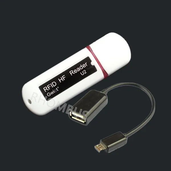 Micro 13 56 МГц MF1 IC RFID-считыватель USB (10-значный D) интерфейс с поддержкой Ipad/Android/Windows |